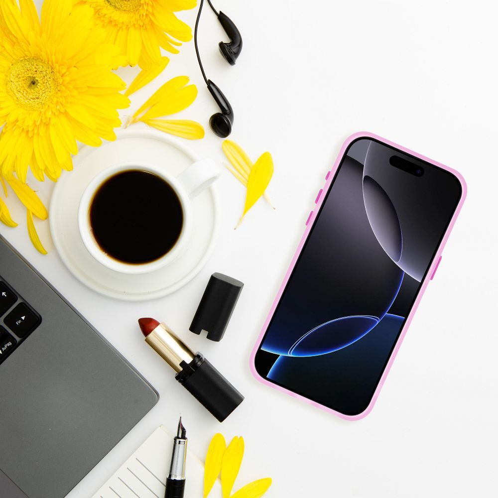 Futerał SAPPY do IPHONE 16 Pro Max różowy