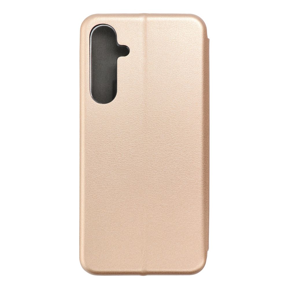 ELEGANCE book case for SAMSUNG A55 gold