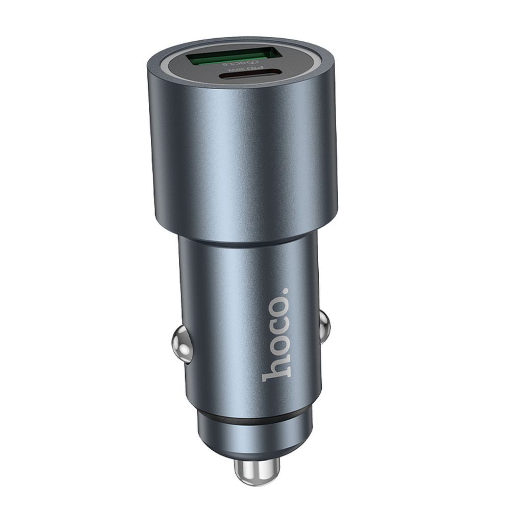 Car charger Hoco USB A + USB C PD QC3.0 48W Z60 black