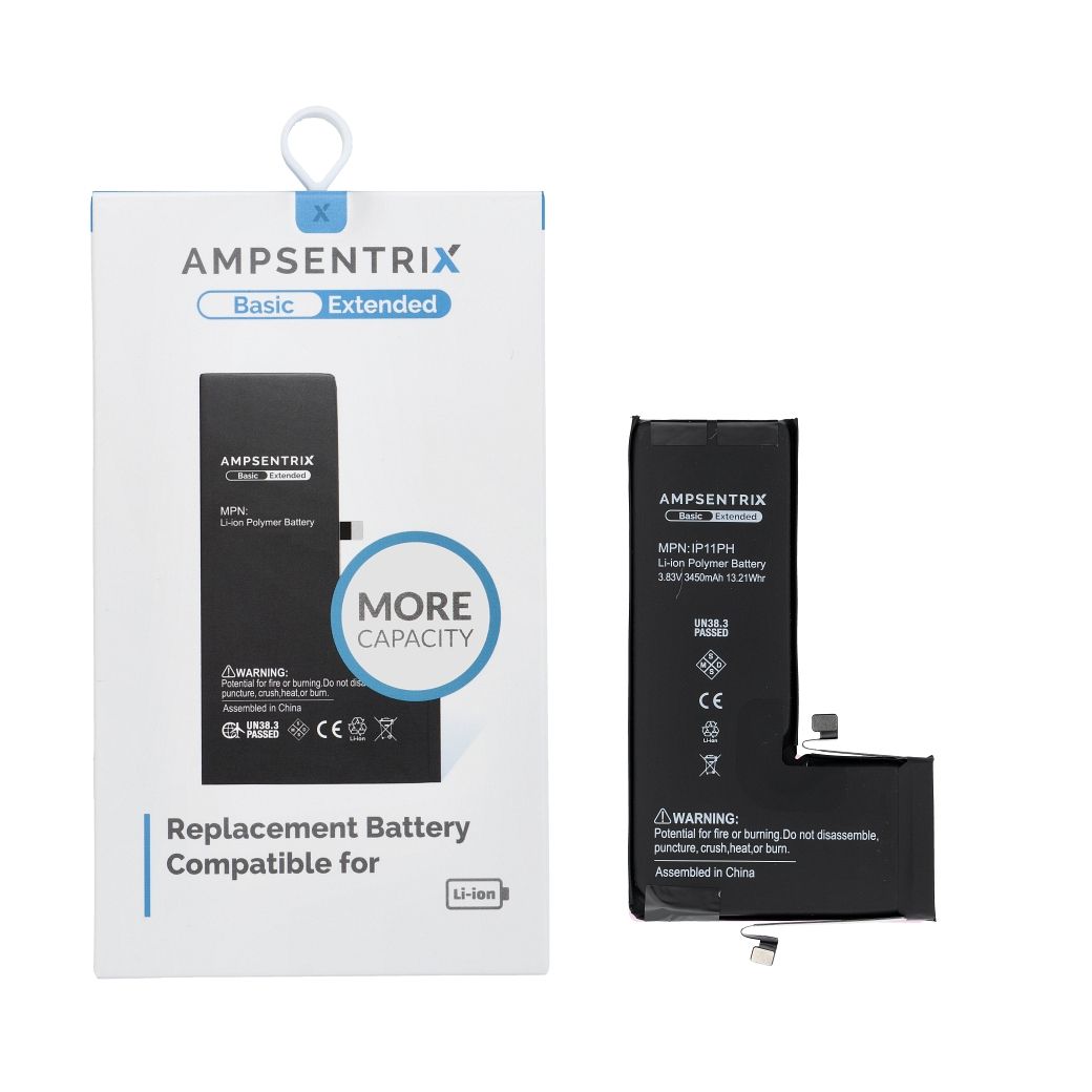 AmpSentrix Basic battery for iPhone 11 Pro (high capacity)