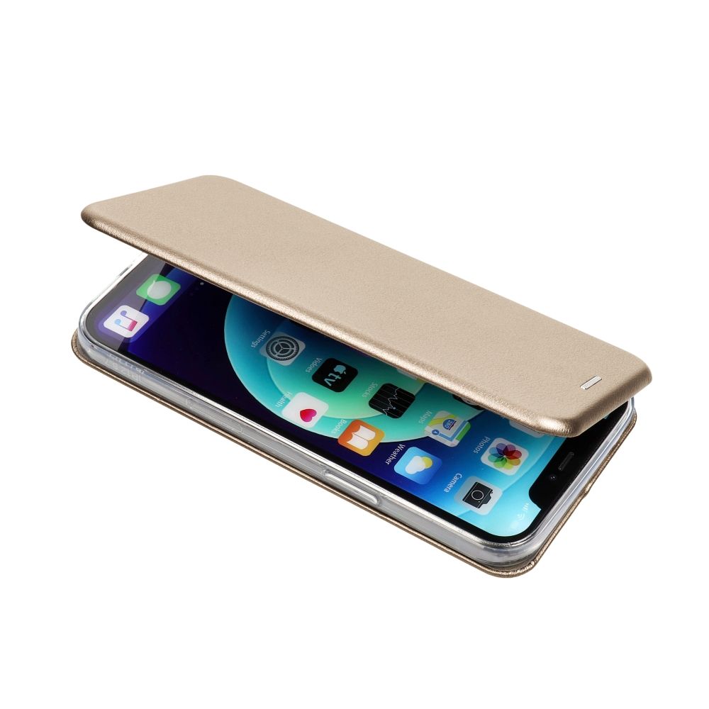 ELEGANCE könyvespolc a SAMSUNG S24 Ultra készülékhez, arany színben