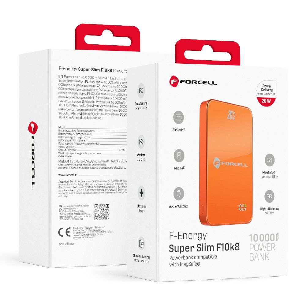 MagSafe-compatible power bank Forcell F-Energy SuperSlim