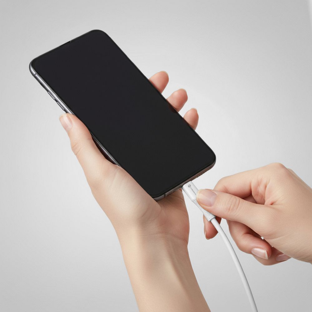 Kabel USB C do Lightning Forcell F-Energy PD 3A 27W Silicone 1 m C346 biały