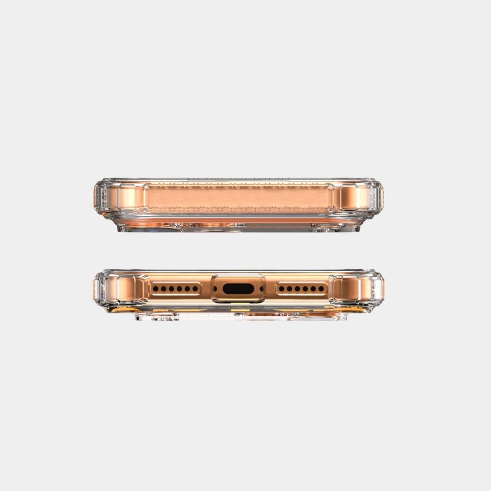 X-ONE Dropguard Pro compatible with MagSafe for iPhone 18 Pro Max / 17 Pro Max glitter white