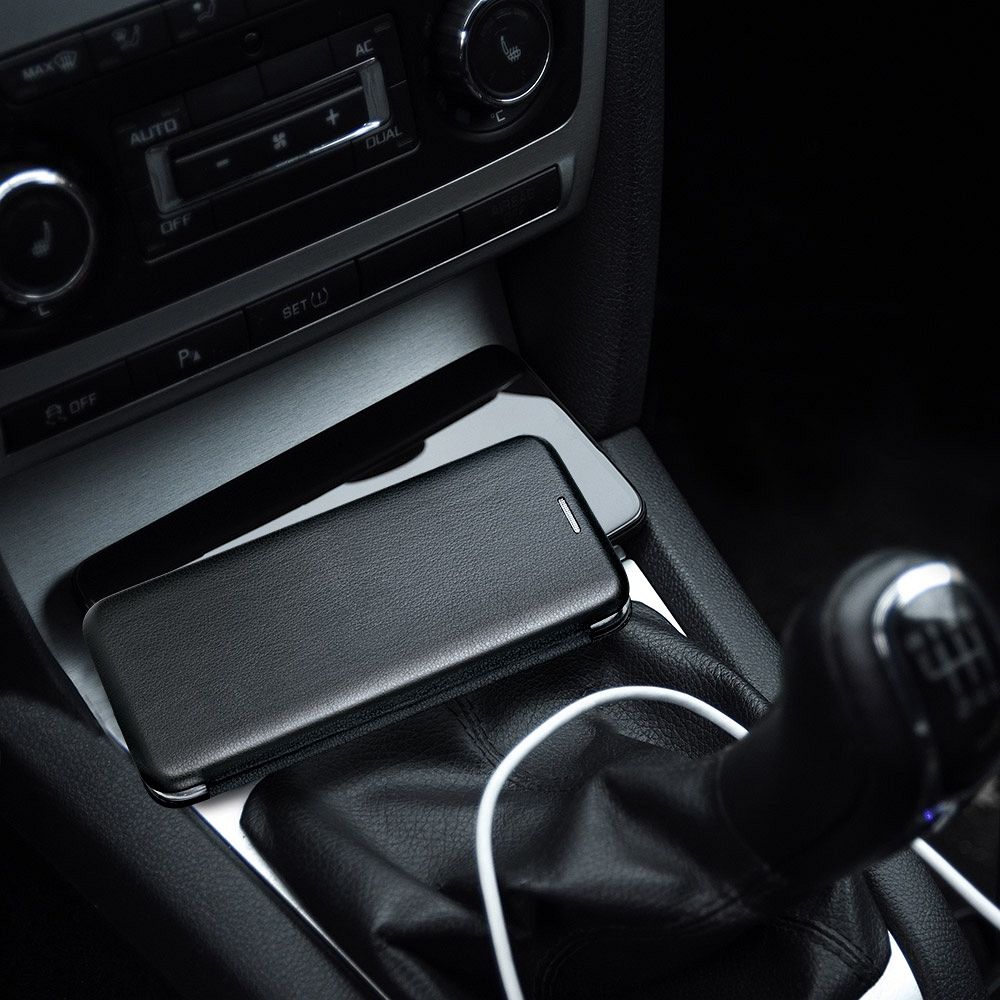 Kabura ELEGANCE Book do SAMSUNG A55 czarny