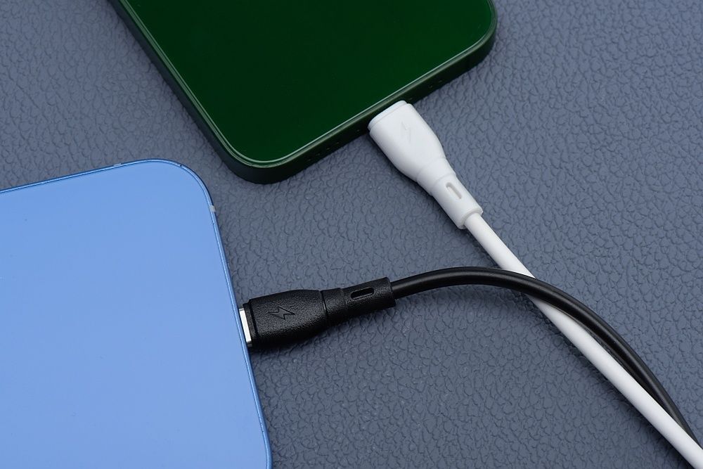 Kabel USB C do Lightning Blue Star 2,4A 27W ECO 1 m PJ72-18-3 biały