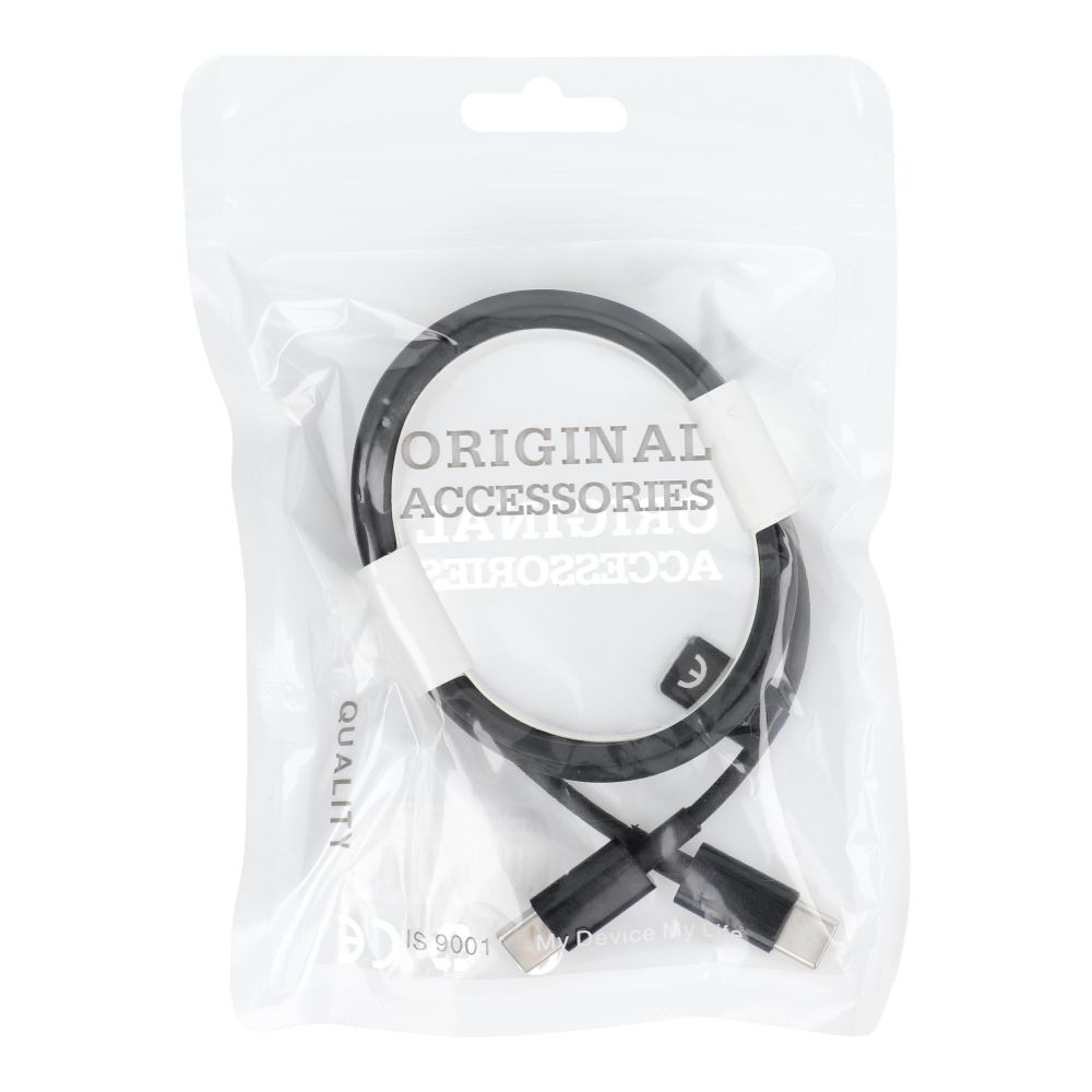 Kabel Typ C do Typ C PD 40W HD23 2 m czarny