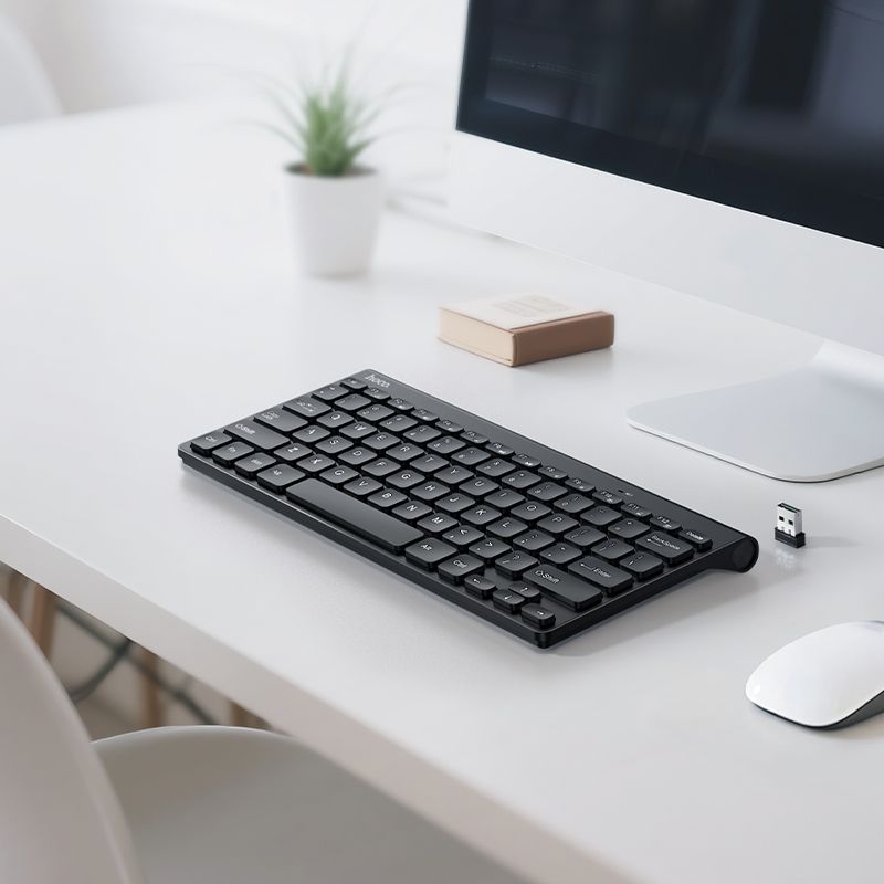 Wireless keyboard 2.4G QWERT Hoco GM70 black