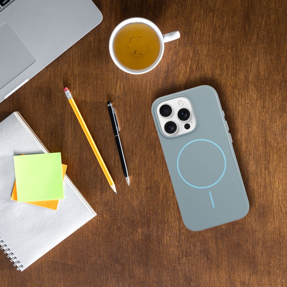 Glossy Mag Cover kompatybilny z MagSafe pasuje do IPHONE 15 PLUS miętowy