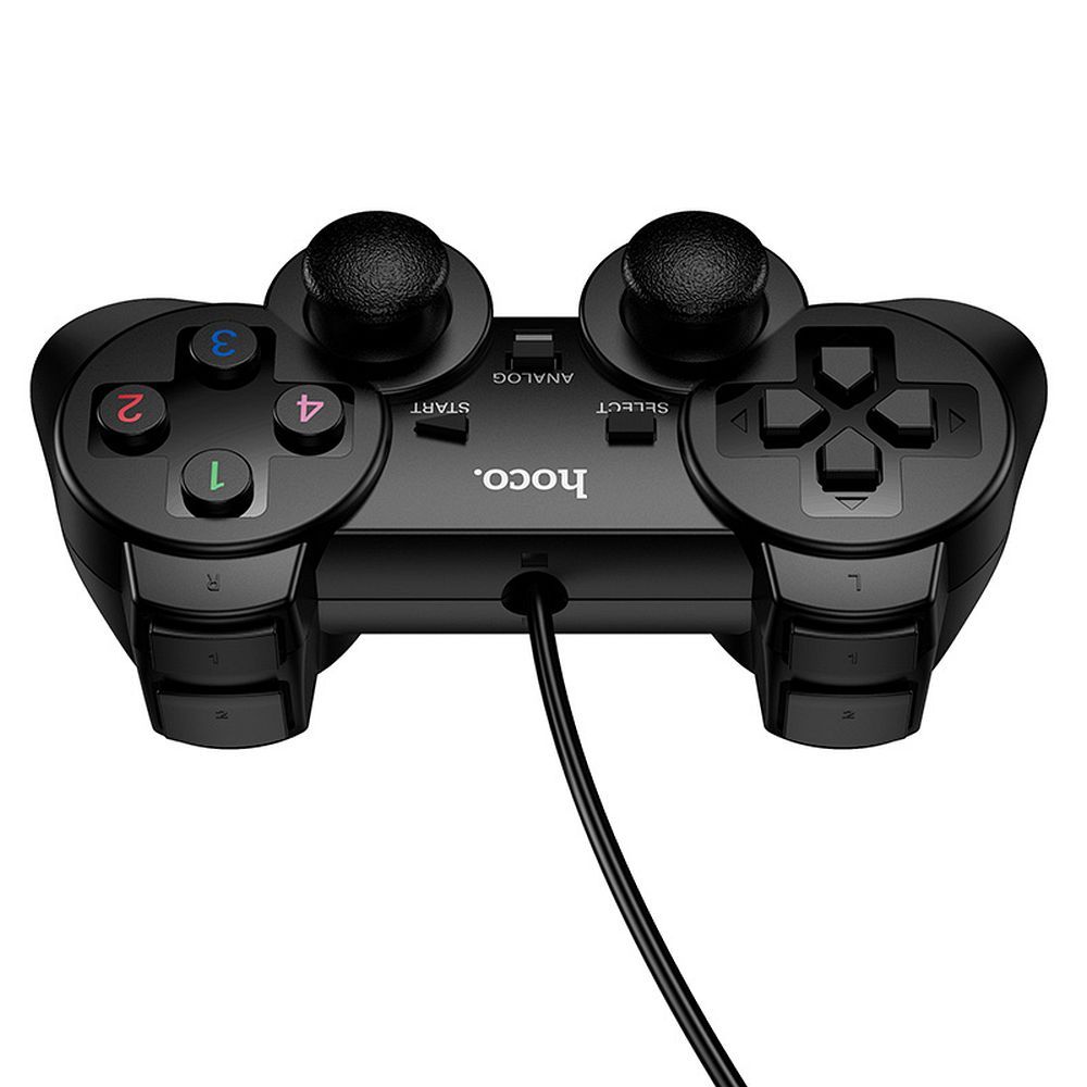 Wire gamepad Hoco for PC Fast Link GA3 black