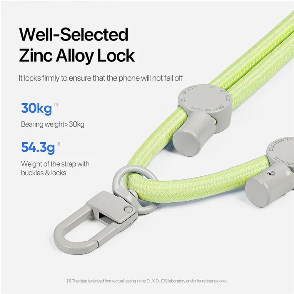 DUX DUCIS Plaz - cross-body phone strap - green/yellow