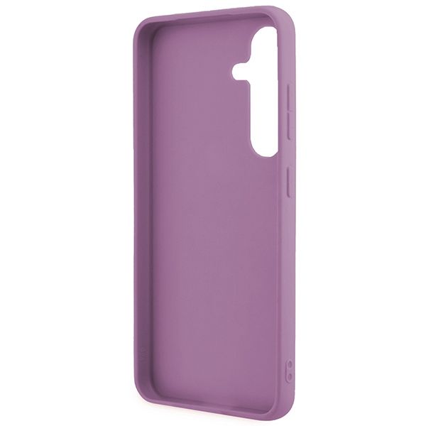 GUESS case for SAMSUNG S24 GUHCS24SHGGSHU (Glitter Script) purple