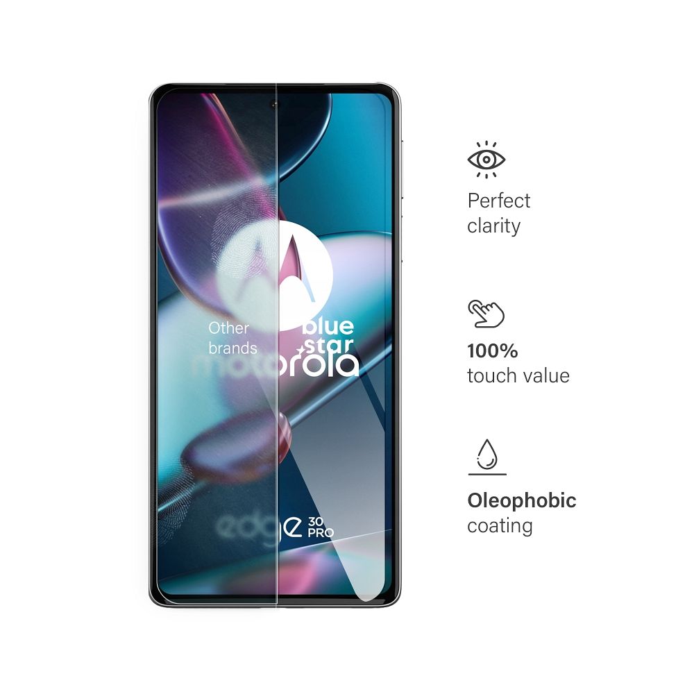 Tempered Glass Blue Star - Motorola Edge 30 Pro