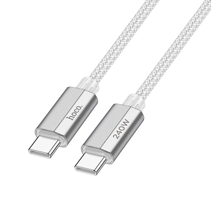 HOCO cable Type C to Type C PD QC3.0 5A 240W U134 1,8 m gray