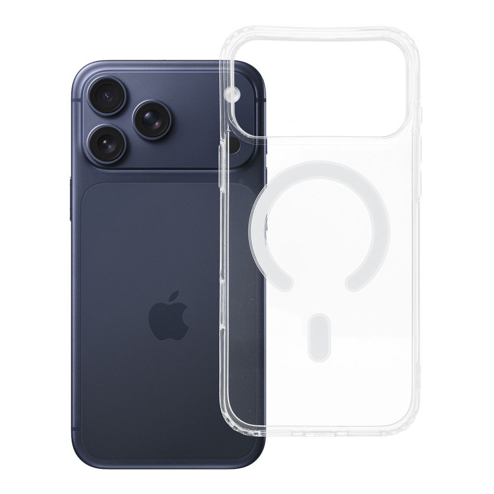 Case for iPhone 18 Pro Max / 17 Pro Max Clear Mag Cover (MID) compatible with MagSafe transparent