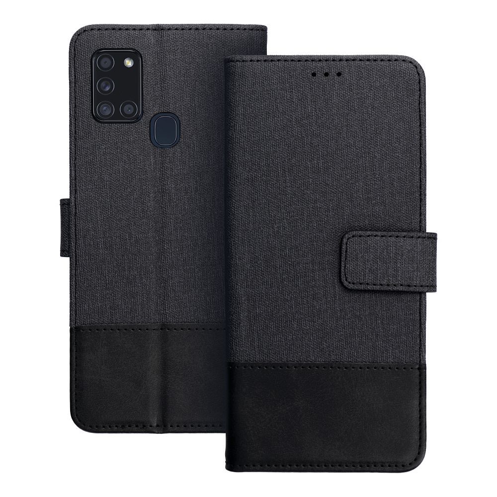Flip case for Samsung A21s Gomma Book black