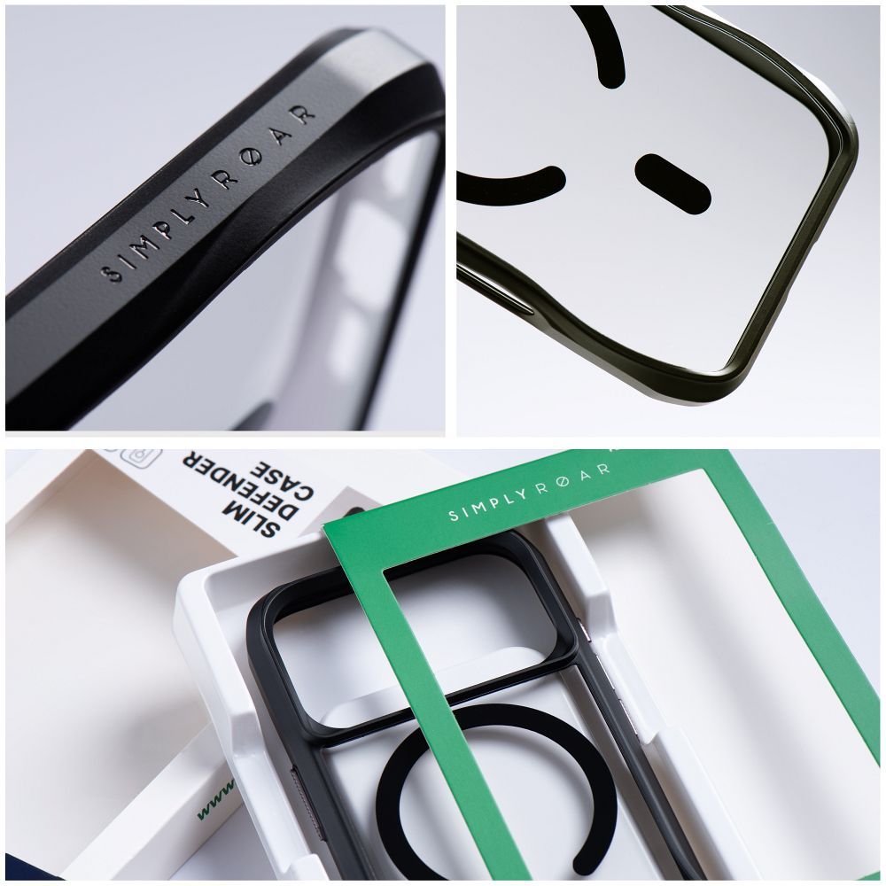 ROAR case SLIM DEFENDER compatible with MagSafe for IPHONE 18 Pro Max / 17 Pro Max black