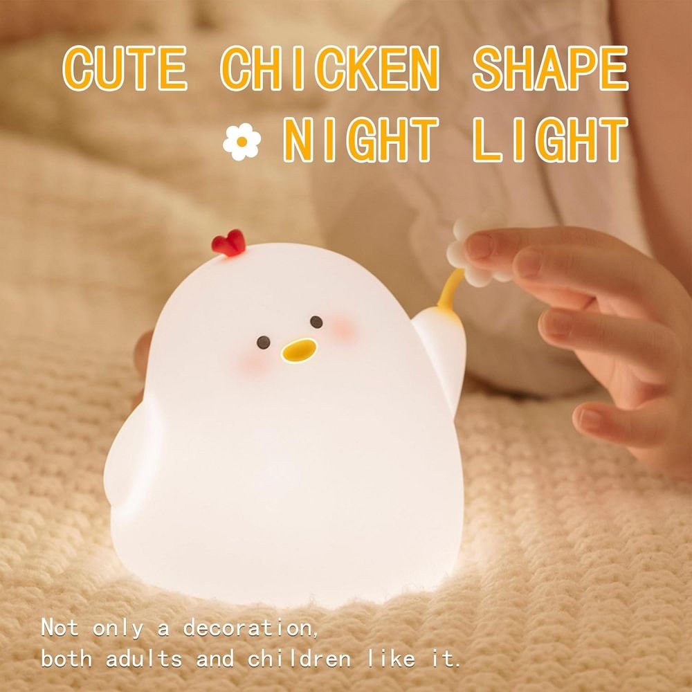 Lampka nocna Kurczak Art Deco dotykowy