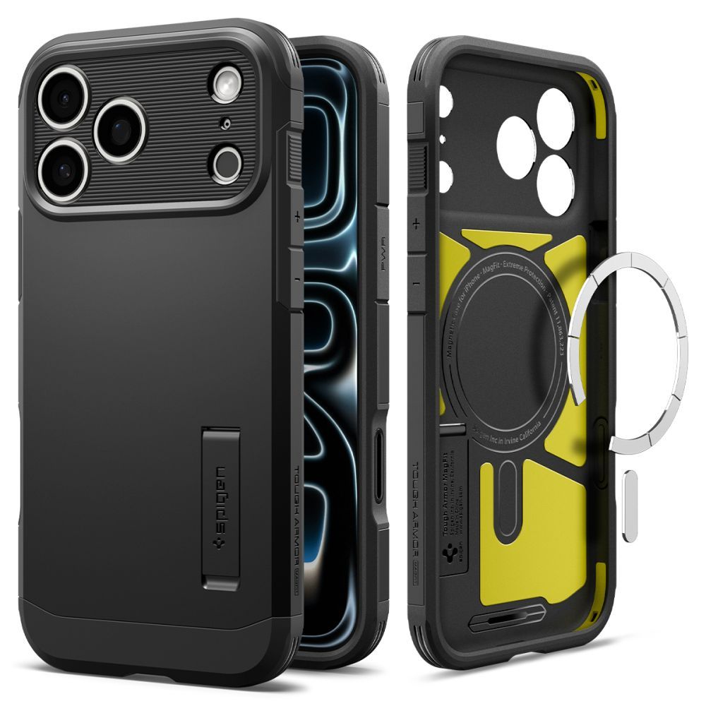 SPIGEN case TOUGH ARMOR T compatible with MagSafe for IPHONE 18 Pro Max / 17 Pro Max black