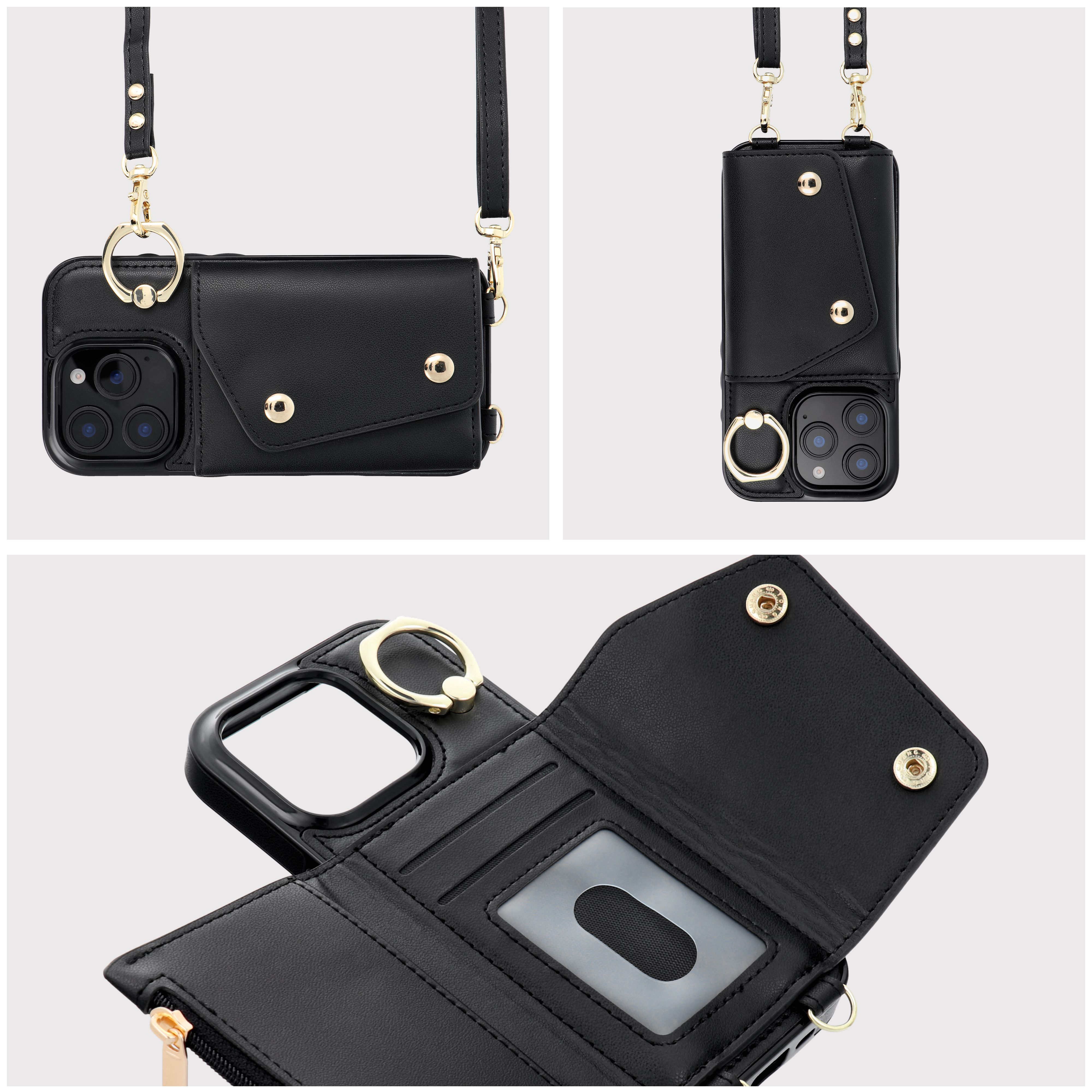 Futerał portfel WONDER dla IPHONE 14 czarny