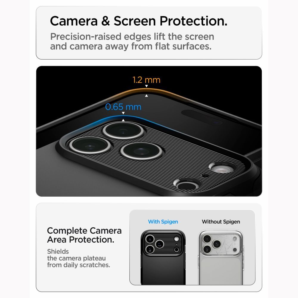 SPIGEN case ULTRA HYBRID for IPHONE 18 Pro Max / 17 Pro Max matte black