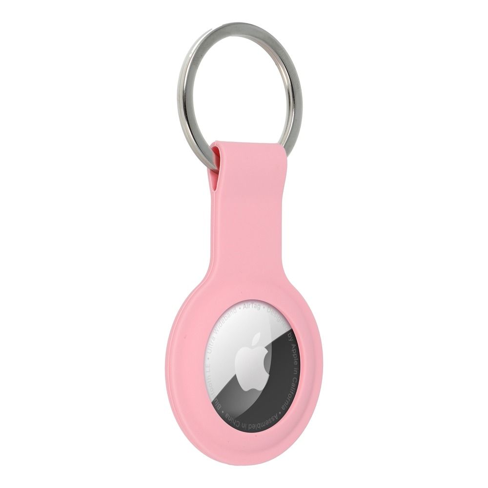 Brelok do lokalizatora AIRTAG / FORCELL F-TAG - SILICONE różowy