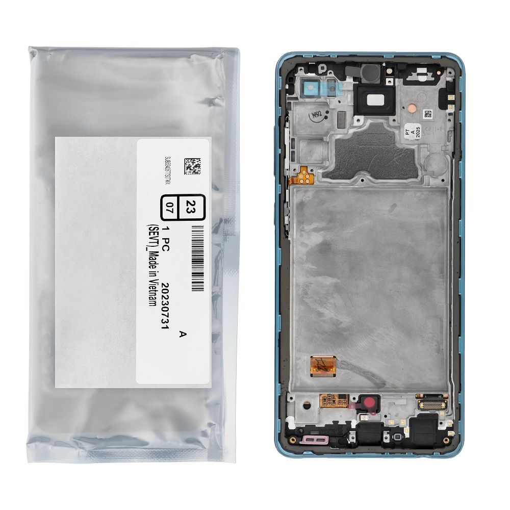 ServicePack LCD Display for SAMSUNG A72 4G A725F GH82-25460B Blue
