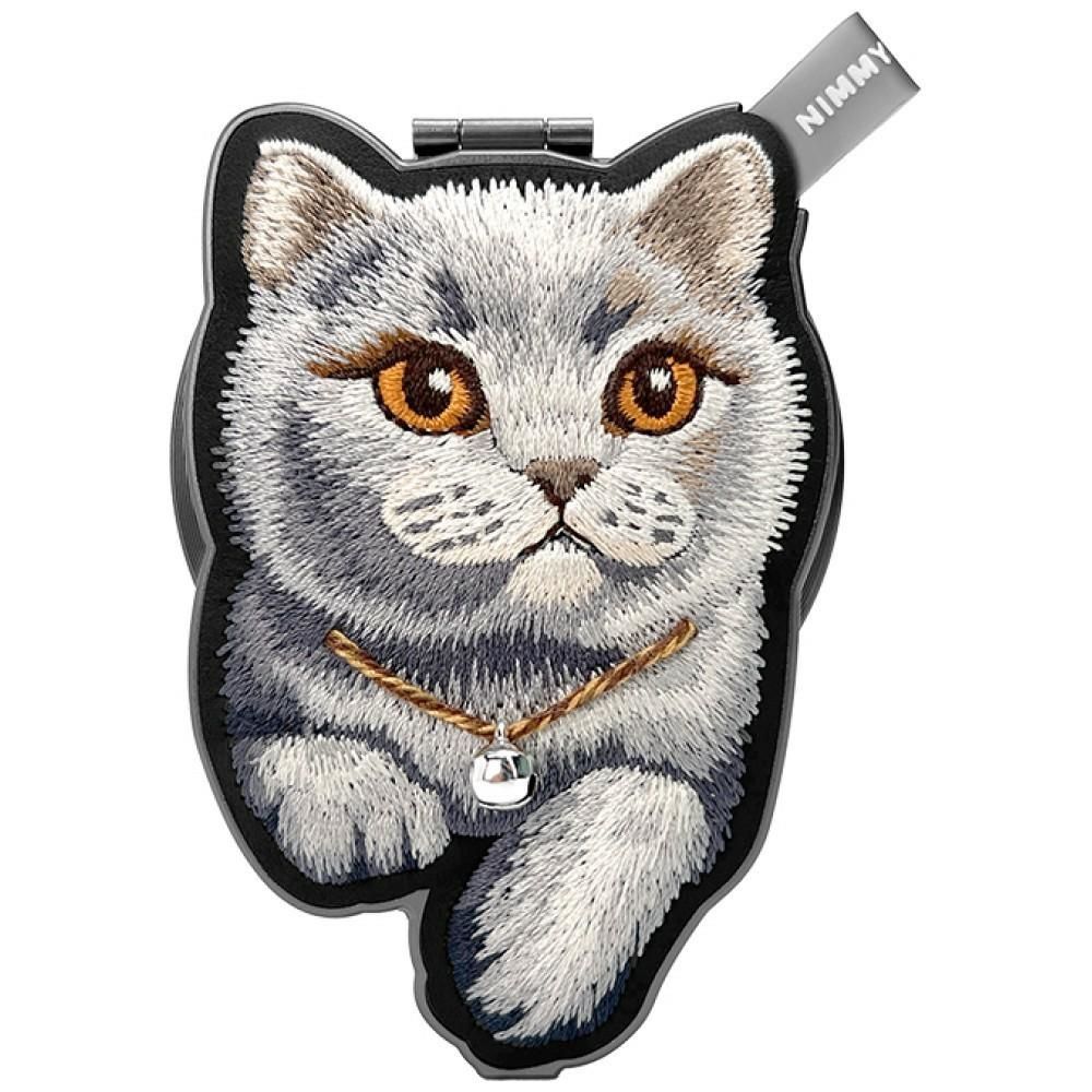 NIMMY magnetic hanger DENIM FASHION BRITISH SHORTHAIR CAT black