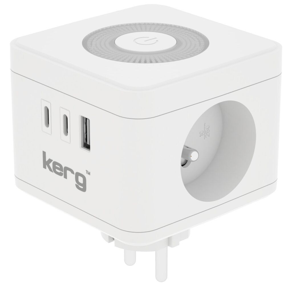 KERG Smart 2-outlet power cube +