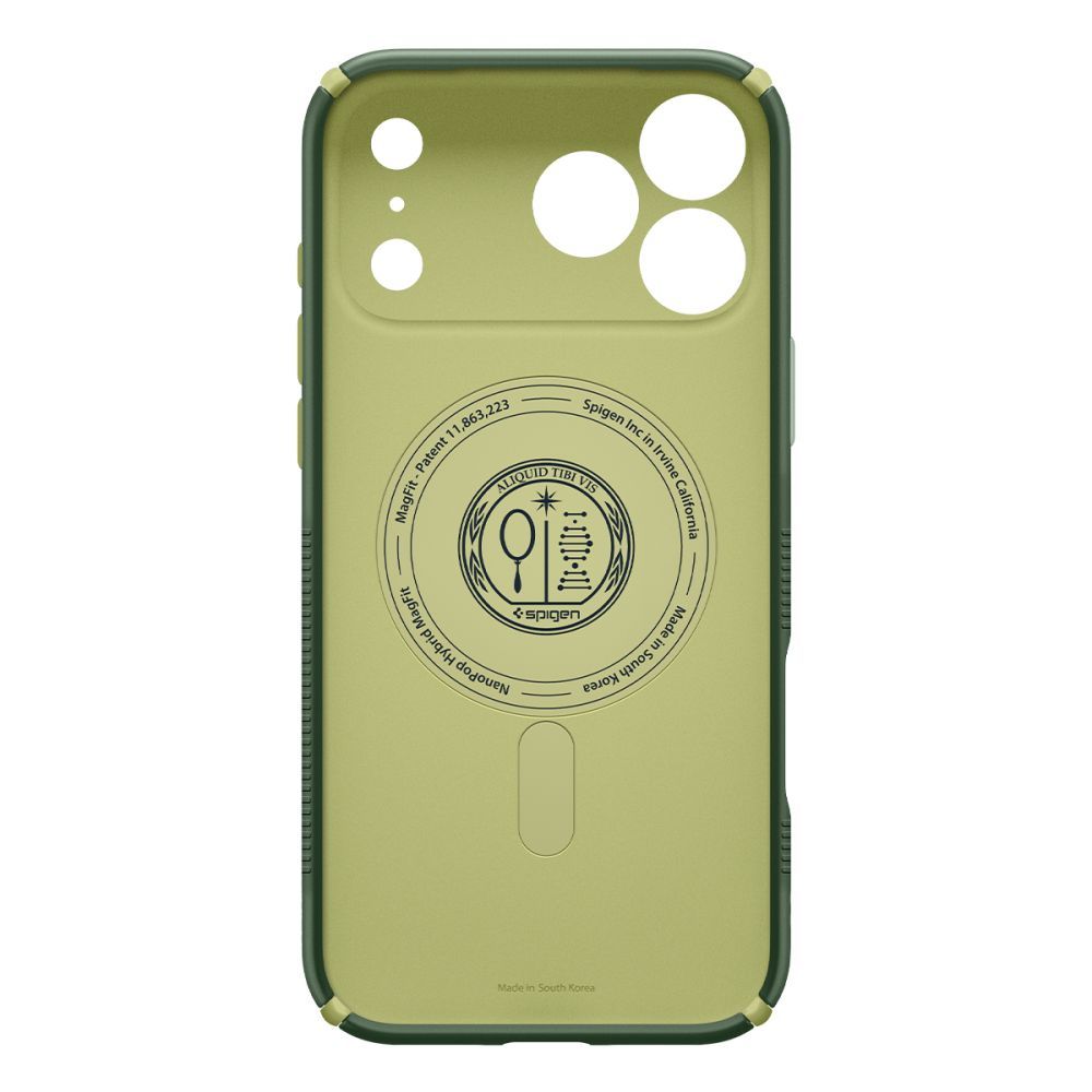 SPIGEN case NANO POP HYBRID compatible with MagSafe for IPHONE 18 Pro Max / 17 Pro Max avo green