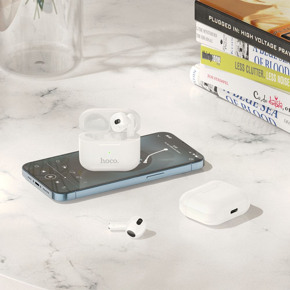 HOCO bluetooth earphones Intelligent TWS EW30 white