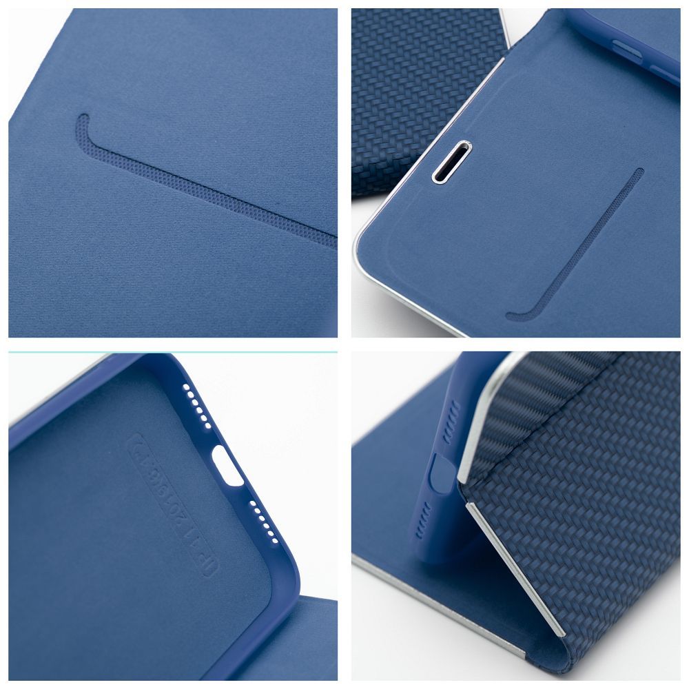 LUNA Book Carbon for IPHONE 15 blue
