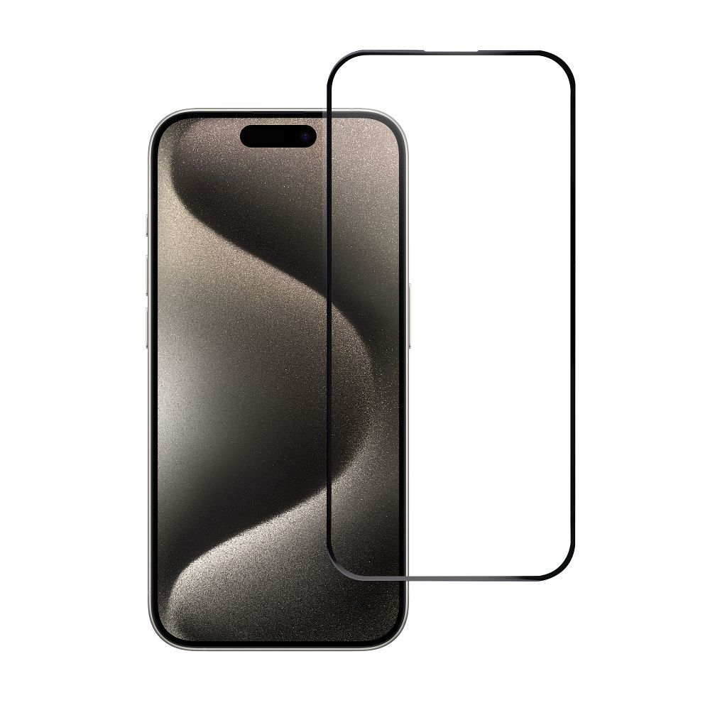 Szkło hartowane do iPhone 15 PRO (full glue) Blue Star 5D czarne