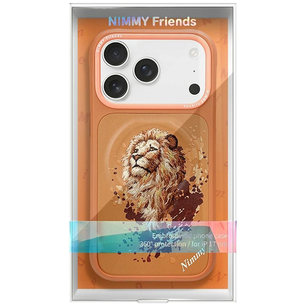 NIMMY case LION compatible with MagSafe for IPHONE 18 Pro/17 Pro orange