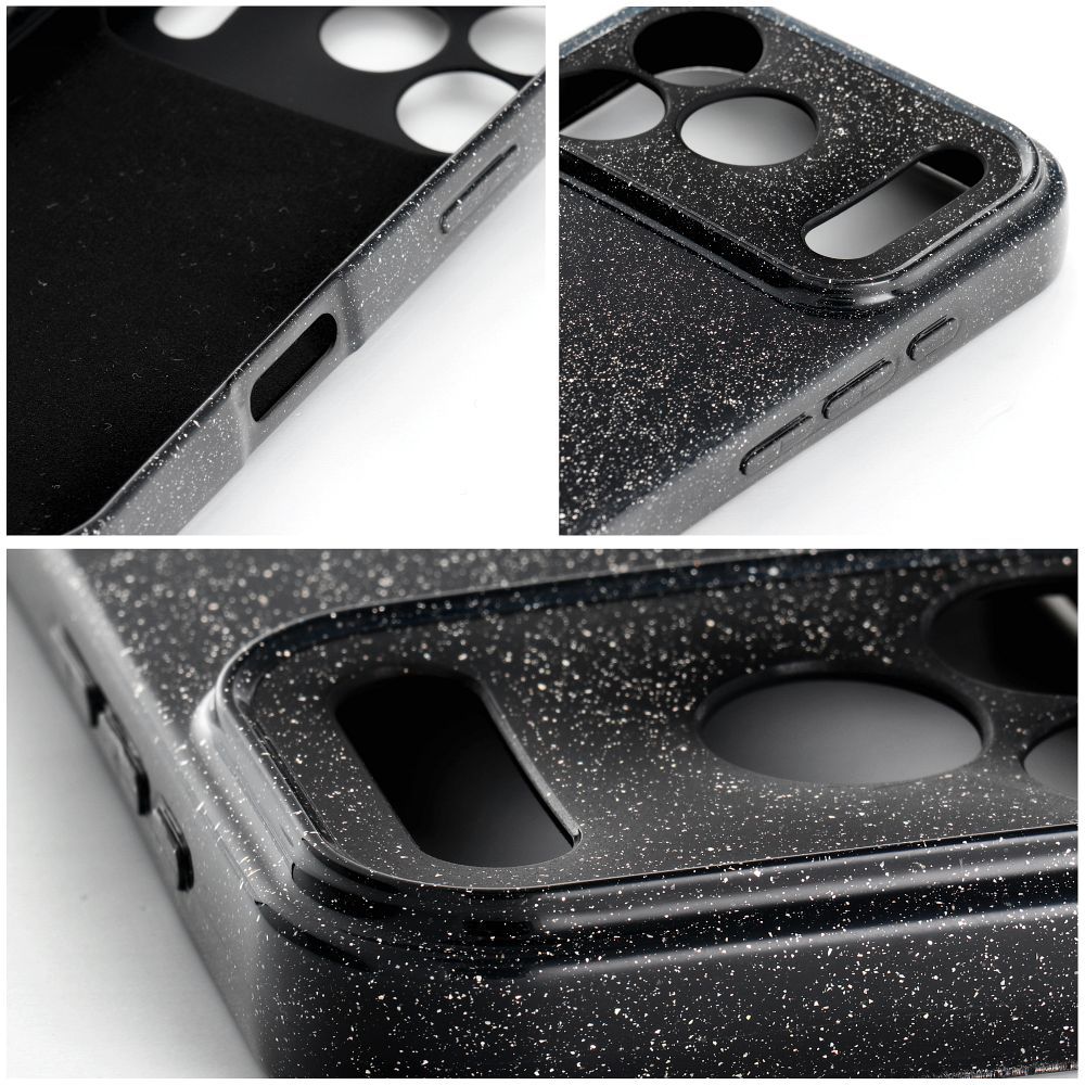 Case for iPhone 18 Pro / 17 Pro Clear Case 2 mm Blink black