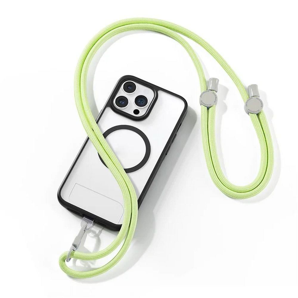DUX DUCIS Plaz - cross-body phone strap - green/yellow