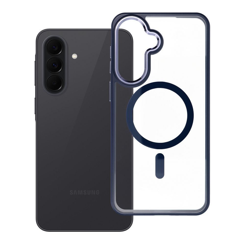 ROAR case MAG BUMPER compatible with MagSafe for SAMSUNG A57 navy blue