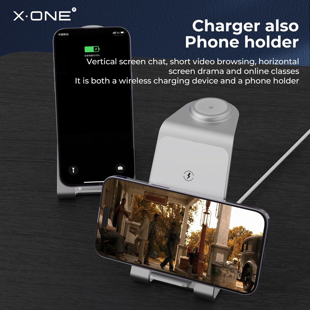 Ładowarka Bezprzewodowa X-ONE 3w1 22W