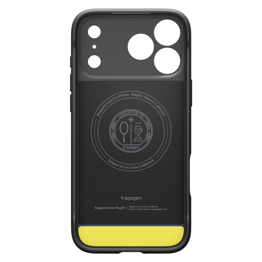 SPIGEN case RUGGED ARMOR compatible with MagSafe for IPHONE 18 Pro / 17 Pro matte black