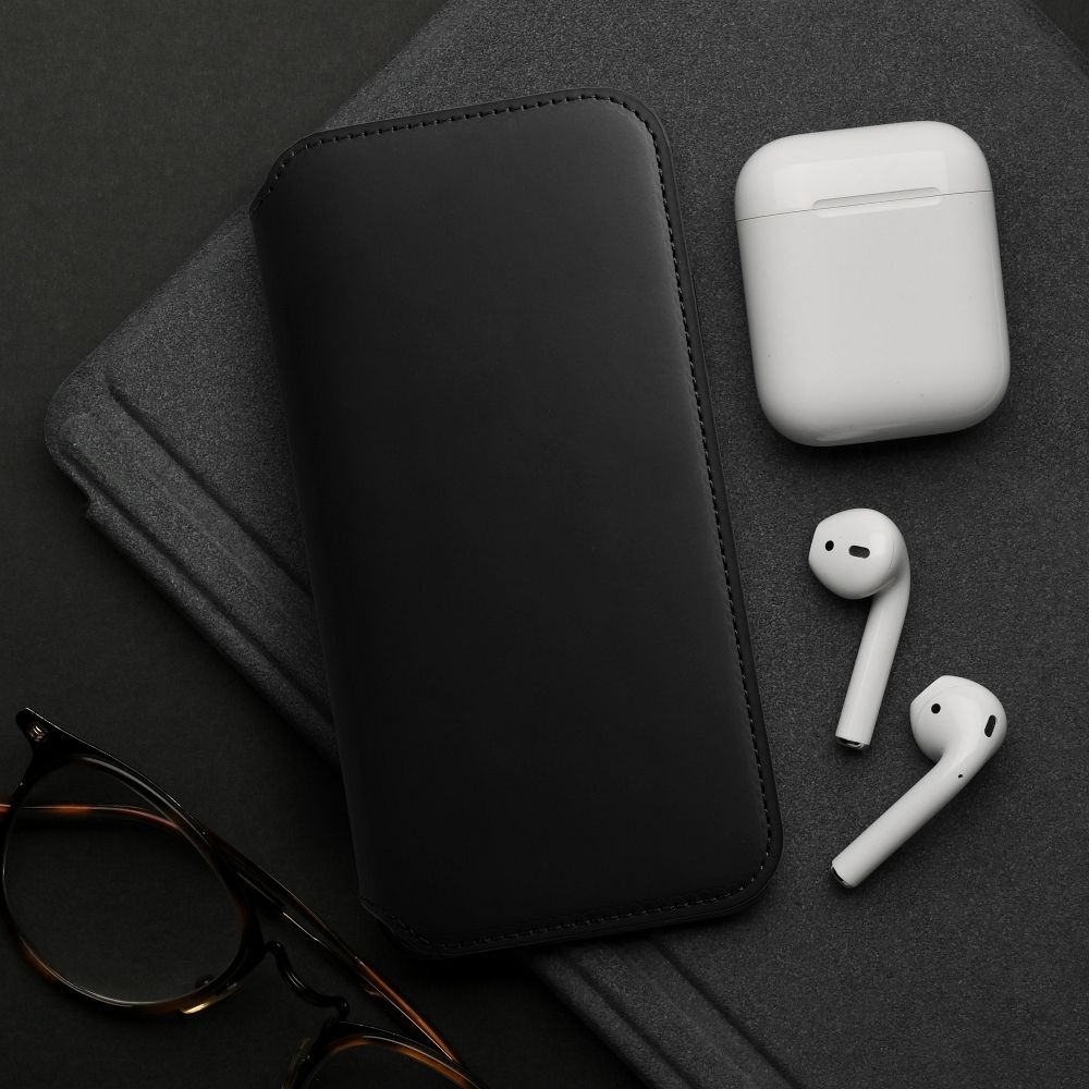 DUAL POCKET Book case for SAMSUNG A15 5G black