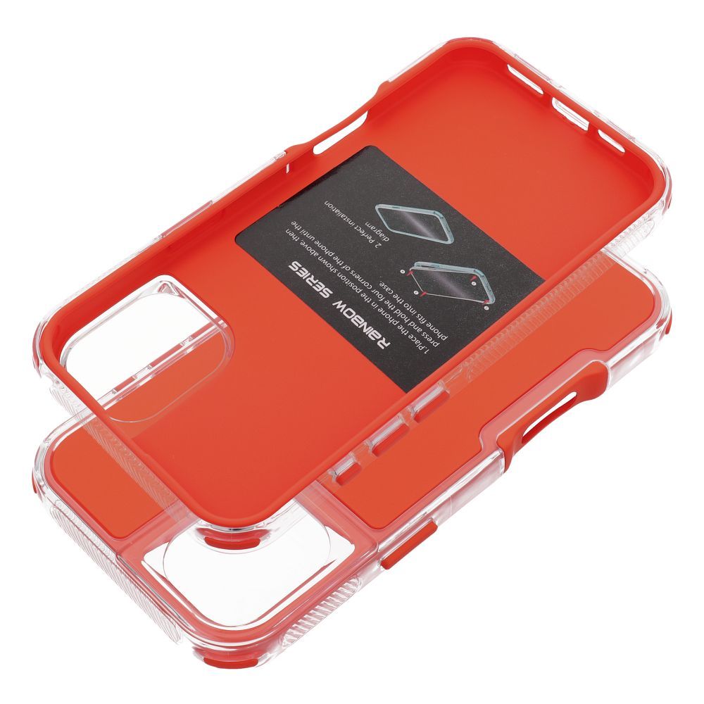 Futerał MATRIX do IPHONE 16 PLUS pomarańczowy