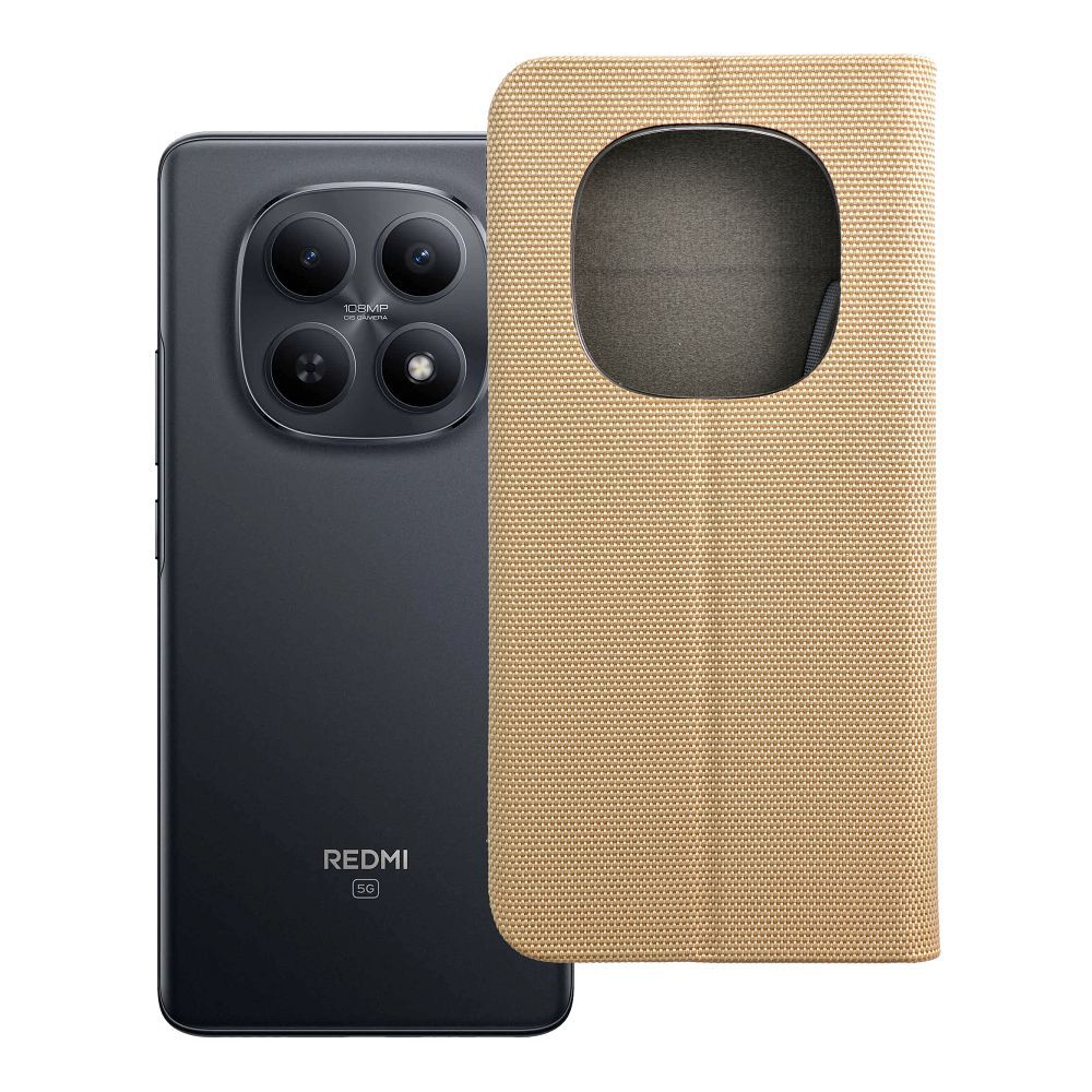 Flip case for Xiaomi Redmi NOTE 15 PRO 5G Sensitive Book gold
