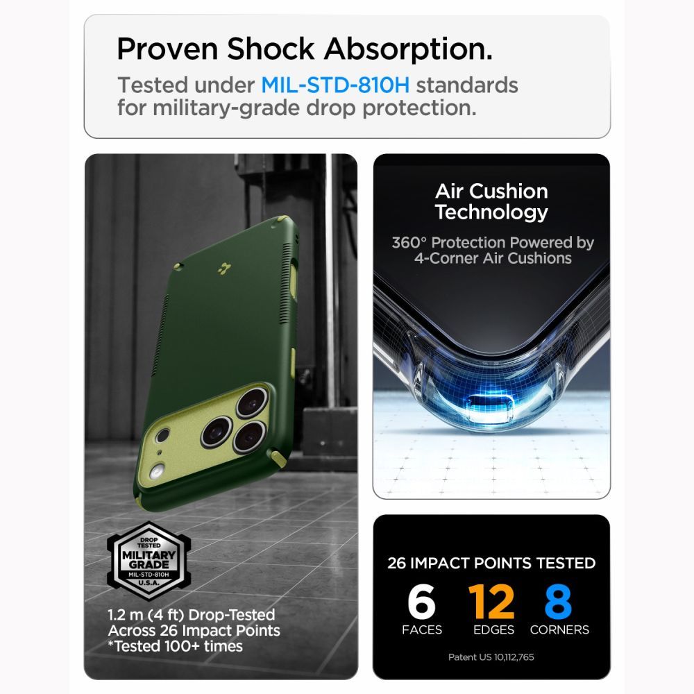 SPIGEN case NANO POP HYBRID compatible with MagSafe for IPHONE 18 Pro Max / 17 Pro Max avo green