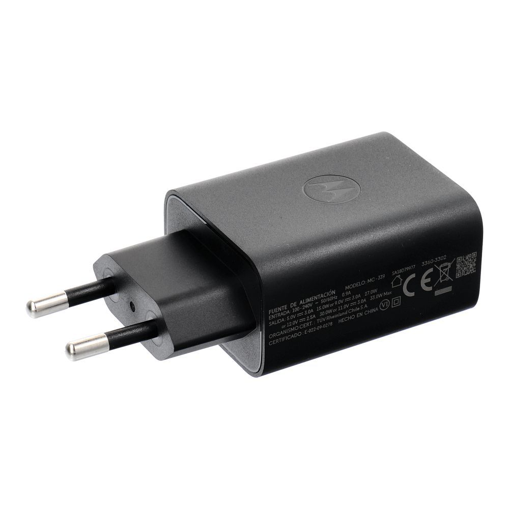MOTOROLA original charger USB A 33W MC339 black bulk