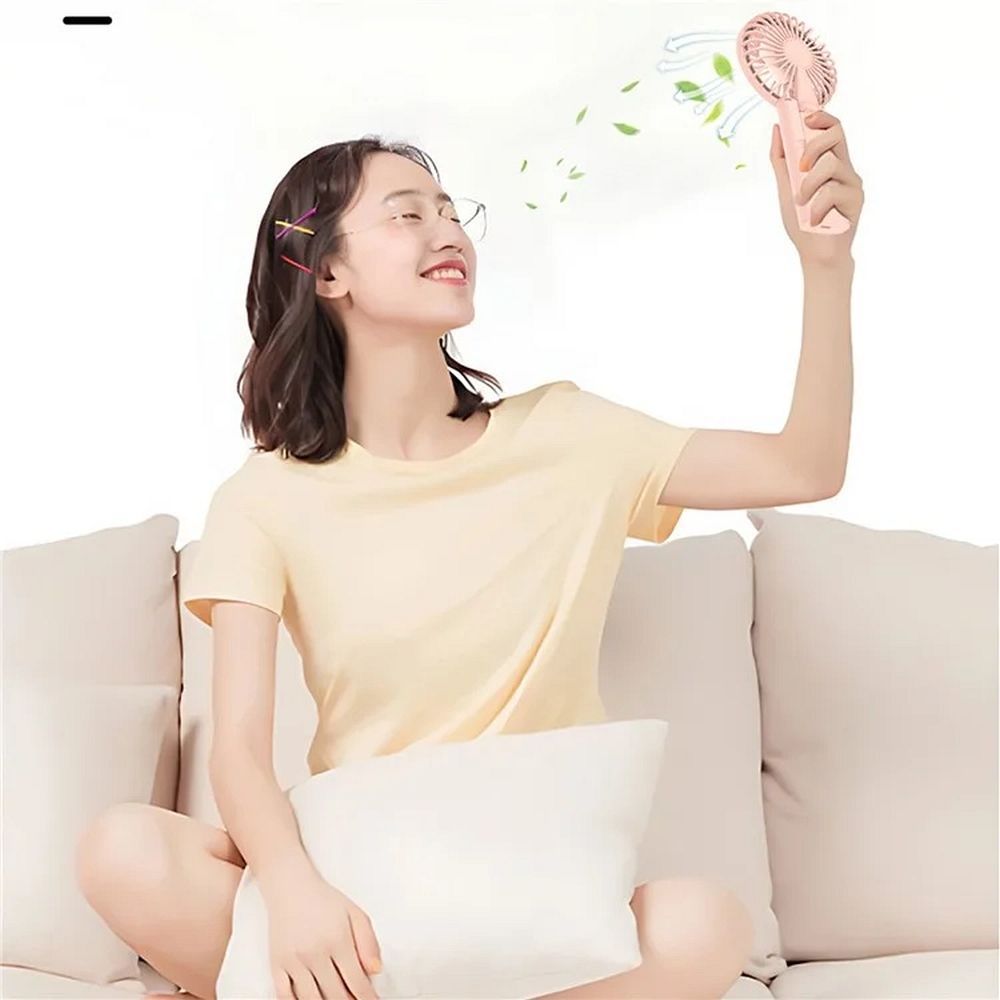 Wentylator / wiatrak przenośny W10 różowy