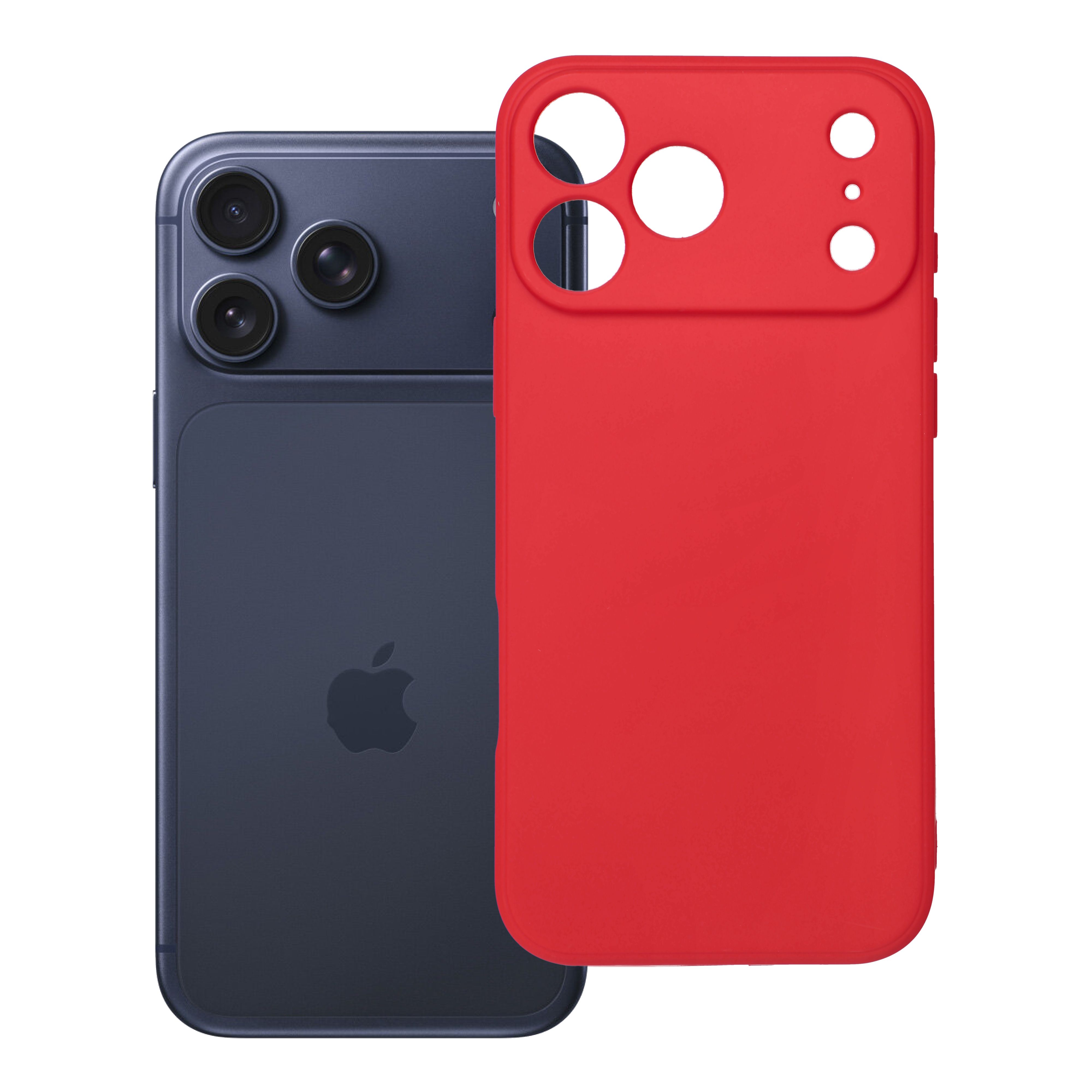 Case for iPhone 18 Pro Max / 17 Pro Max Soft red