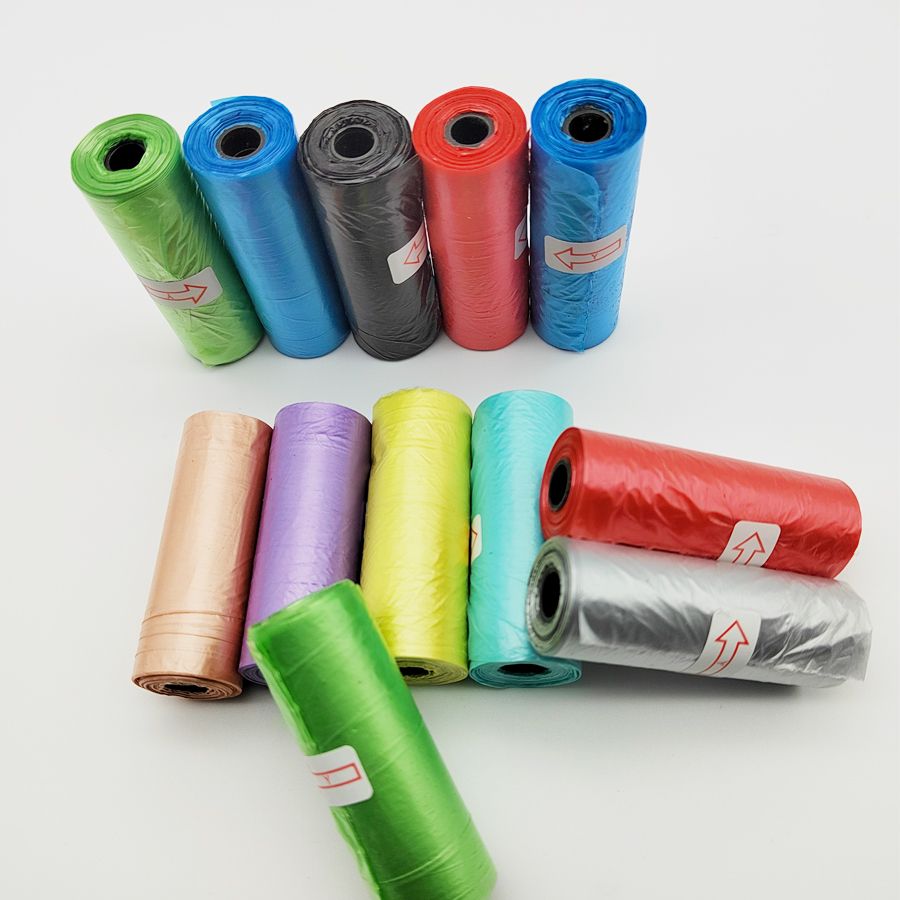 Worki na foliowe na psie odchody 10 rolek żółte