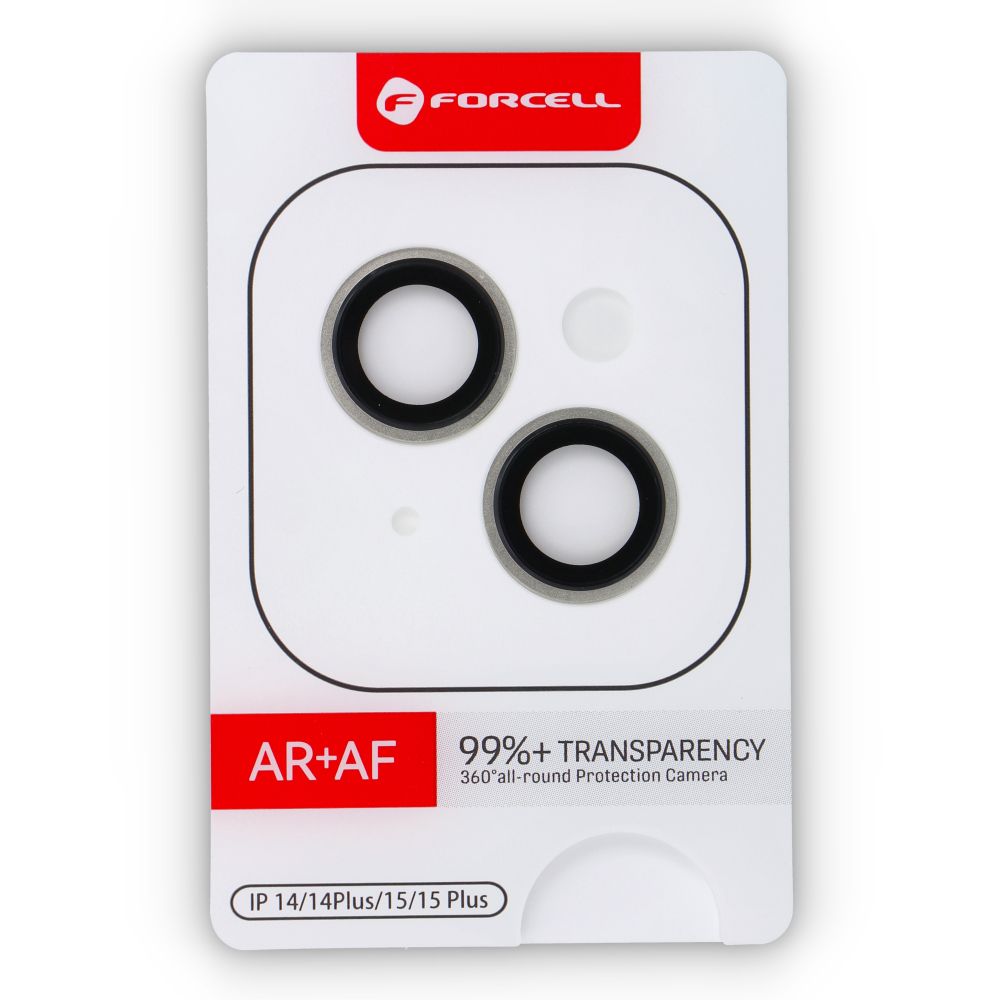 Szkło hartowane Forcell Premium do aparatu - do iPhone 15 / 15 Plus Żółty