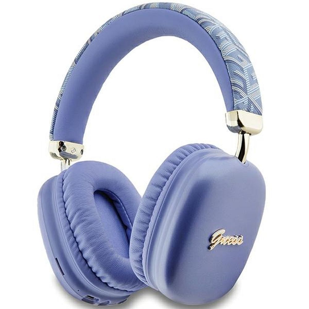 Wireless headphones Guess Gcube Metallic Script Logo GUBHK1GCTCSU purple