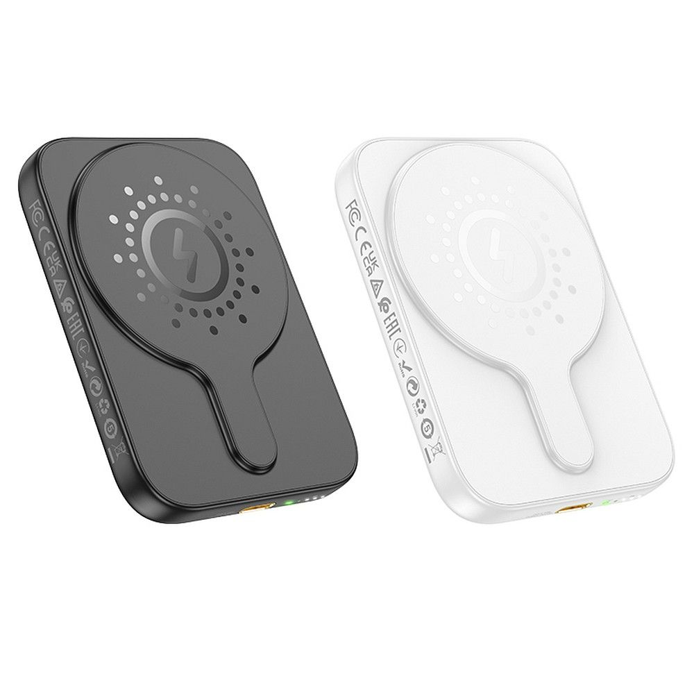 Powerbank compatible with MagSafe Hoco 5000 mAh QC PD 18W J117 black